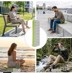 FOCHIER F Stadium Seat Pad, Diamond Foldable Foam Cushion